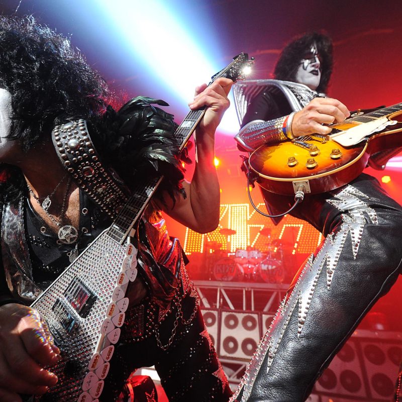 US Rockers Kiss perform one off Independence Day Concert at the Forum in London to help raise funds for the Help for Heroes' Charity on July 4th 2012. Photographer: Mark Allan.